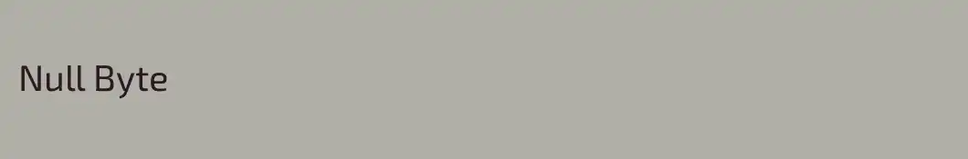 Null Byte
